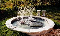 Fontane in kamen v va�em vrtu